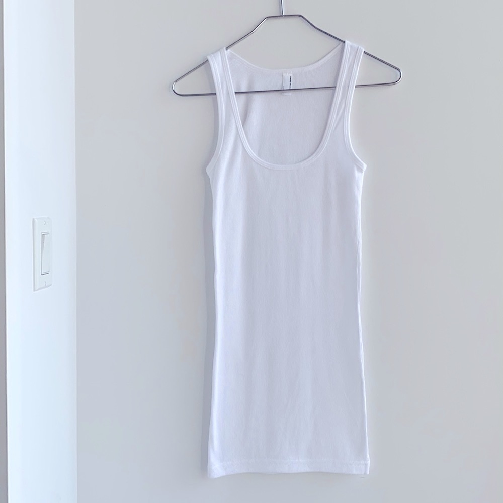 American Apparel Classic Girl Ribbed Cotton Tank